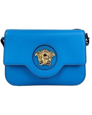 Versace La Medusa Shoulder Bag - Blue