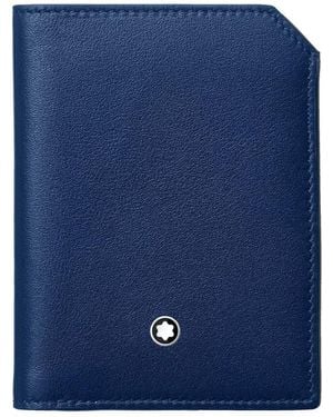 Montblanc Meisterstuck Selection Soft 4Cc Mini Wallet - Blue