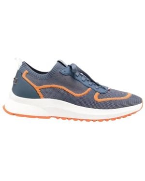 Bally Davyn Mesh Low-Top Trainers, Brand Size 10 Us - Blue