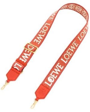 Loewe Anagram Strap - Red