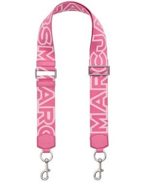 Marc Jacobs The Outline Logo Bag Strap - Pink