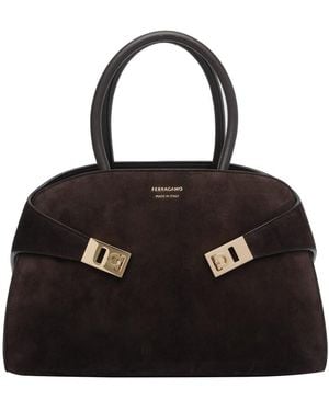Ferragamo Hug Handbag - Black