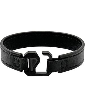 Montblanc Extreme Leather Bracelet - Black