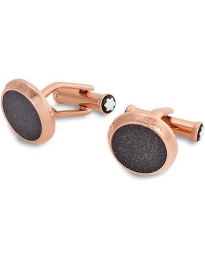 Montblanc Stainless Steel Cuff Links 112908 - Pink