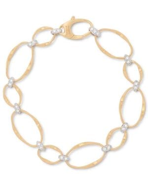 Marco Bicego Marrakech Onde Collection 18K And Diamond Flat Link Bracelet Bg783 B2 Yw M5 - Metallic