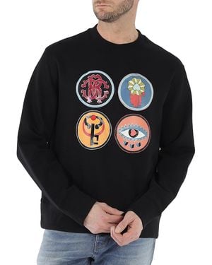 Roberto Cavalli Lucky Symbol Sweatshirt - Black