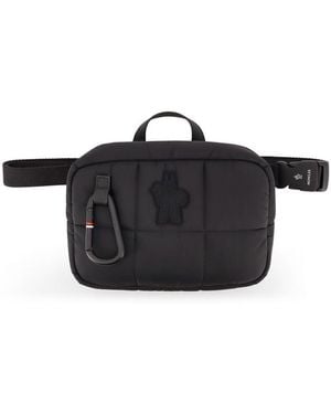 Moncler Grenoble Nylon Belt Bag With Embossed Logo - Black