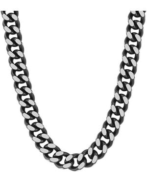Robert Alton Stainless Steel Curb Chain - Black