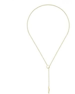 Gucci Link To Love Lariat Necklace - Metallic