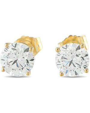 LB Exclusive 14K 1.85Ct Lab Grown Diamond Stud Earrings Lg07 091225 - Metallic
