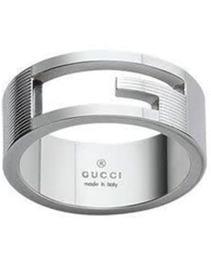 Gucci Branded Sterling Sterling Band Ring Ybc032661001017 - White