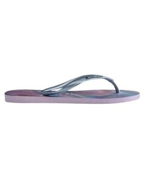 Havaianas Slim Iridescent Flip-Flops - Blue
