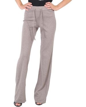 Wolford Ladies Wool Jersey Trousers - Grey