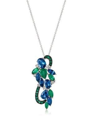 Le Vian Ladies Cornflower Sapphire Necklaces Set - Blue