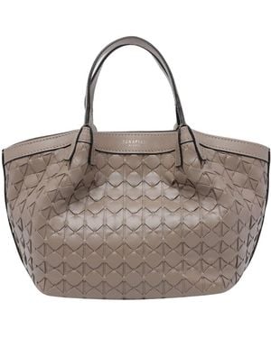 Serapian Mini Secret Mosaico Handbag - Grey