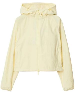 Burberry Equestrian Knight Zip-Up Jacket - Yellow