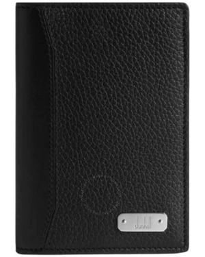 dunhill 1893 Harness Leather Business Card Case - Black