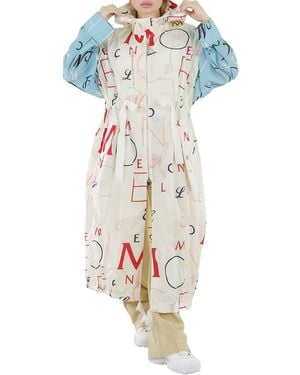 Moncler Ladies 1952 Stone Parka, Brand Size 2 (Medium) - Blue