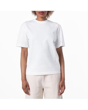 Burberry Crew-Neck Cotton Jersey T-Shirt - White