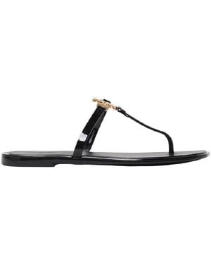 Tory Burch Roxanne Jelly Logo Plague Sandals - Brown