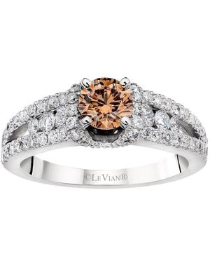 Le Vian Ladies Chocolate Bridal Rings Set - Metallic