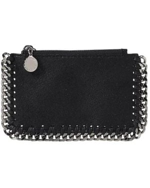 Stella McCartney Falabella Zipped Cardholder - Black