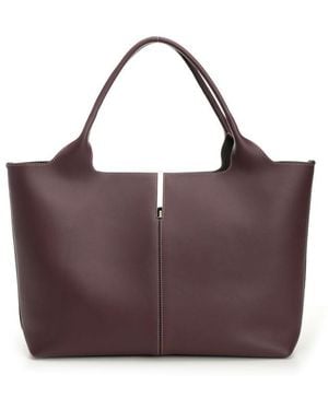 Tod's Ebr Shopping Medio-Piccola - Purple