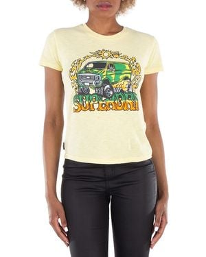 Superdry Motor Graphic Fitted T-Shirt - Green