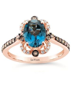 Le Vian Ladies Royal Blues Cocktail Rings Set
