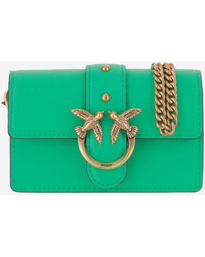 Pinko Micro Love One Simply Bag - Green