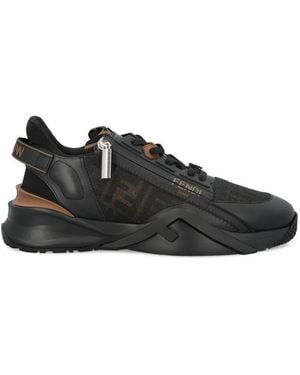 Fendi Flow Slip-On Sneakers, Brand Size 8 Us - Black