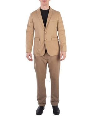 Burberry Cotton Tailored Jacket - Natural