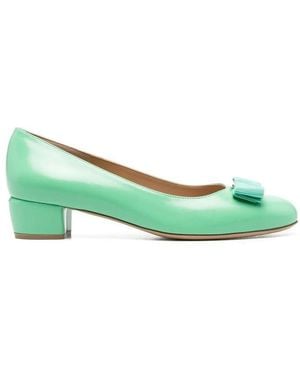 Ferragamo Ladies Fresh Mint Heels, Us - Green