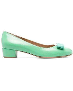 Ferragamo Ladies Fresh Mint Heels, Us - Green