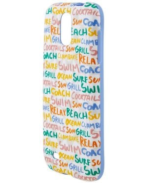 COACH Summer Graffiti Samsung Galaxy S4 Phone Case - Blue
