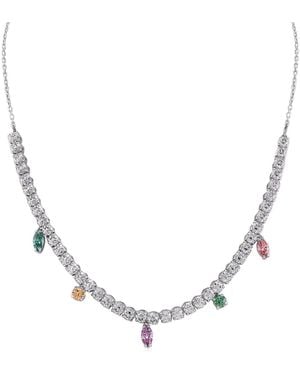 Swarovski Ariana Grande X Necklace - Metallic