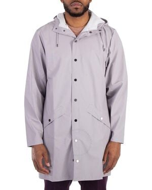 Rains Lightweight Waterproof Long Jacket - Purple