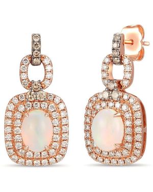 Le Vian Ladies Neopolitan Opal Earrings Set - Metallic