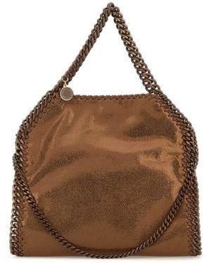 Stella McCartney Bronze Shaggy Deer Mini Falabella Handbag - Brown
