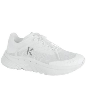 KENZO Web Print Low Top Trainers, Brand Size 39 (Us - White