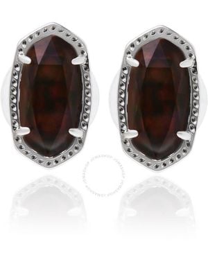 Kendra Scott Ellie 14k Gold Plated Stud Earrings 4217703458 - Brown