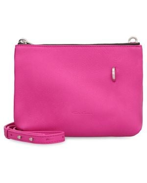 Rick Owens Adri Mini Leather Shoulder Bag - Purple