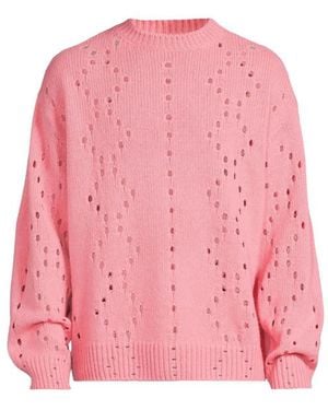 Givenchy Oversize Crew Neck Sweater Flamingo - Pink