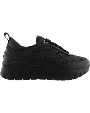 Bally Biara Woven Leather Low-Top Trainers, Brand Size 35 Us Size 4.5 - Black