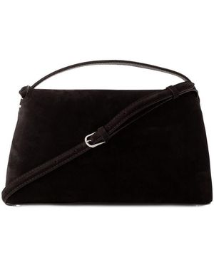 TOTEME T Lock Crossbody Bag - Black