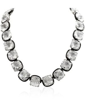 Swarovski Ladies Harmonia Cushion Cut Crystal Choker - Metallic
