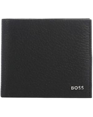 BOSS New Crosstown Leather Bifold Wallet - Black
