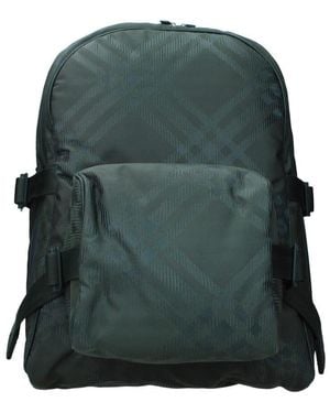 Burberry Fabric Backpack - Green