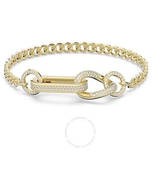 Swarovski Dextera Mixed Links Bracelet, Size S - Metallic