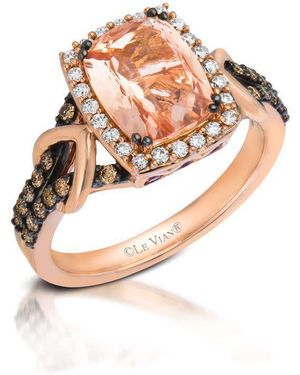 Le Vian Peach Morganite Rings Set - Pink